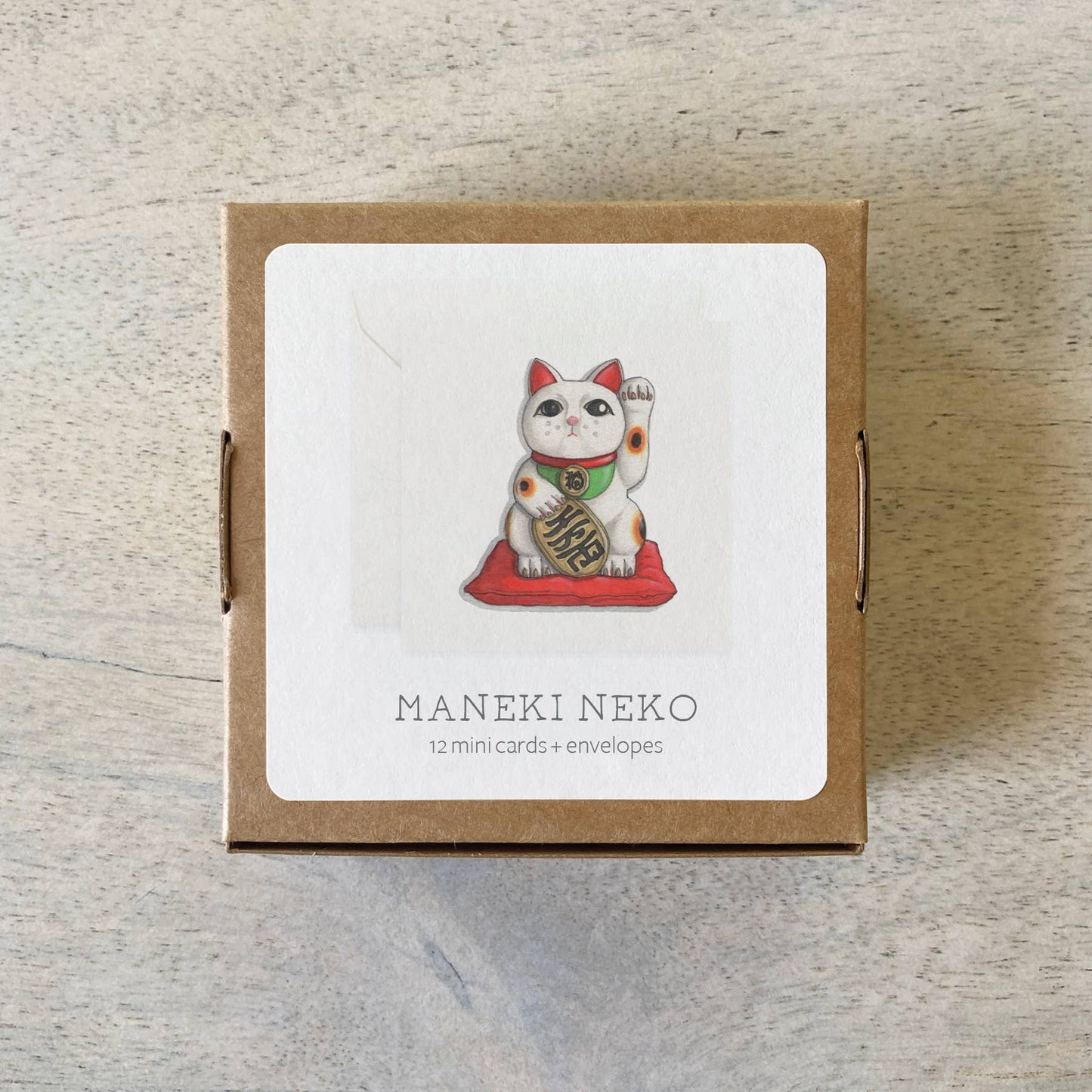 Mini Cards Maneki Neko (Good Luck Cat)