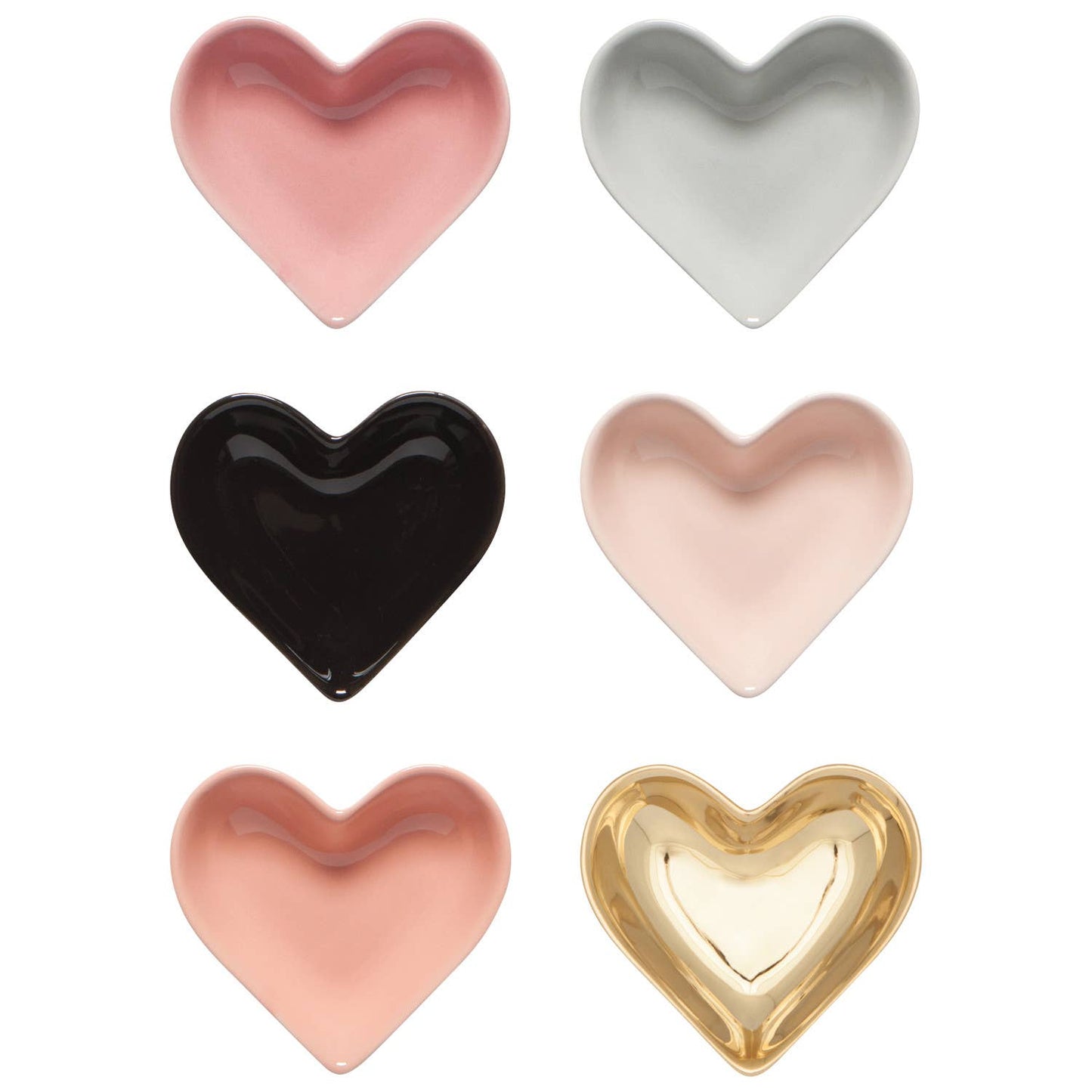 Gold Heart Shaped Trinket Dish