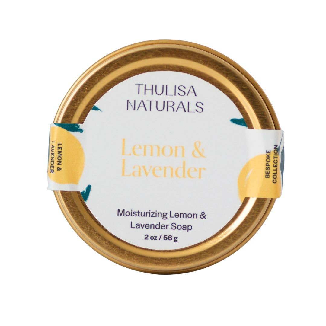 Shea Butter Hand and Body Travel Soap | Lemon Lavender