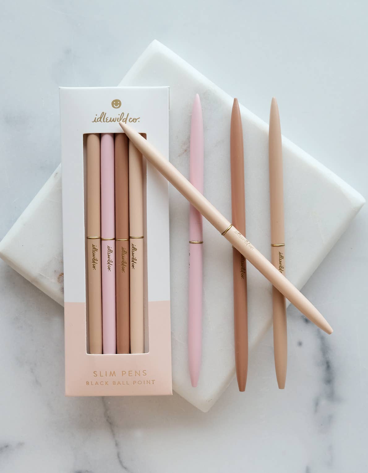 Slim Pens Set of Four | Nude Blush