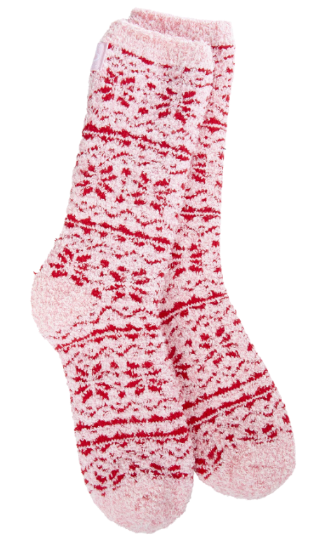 Cozy Cloud Socks-Pink Fairilse