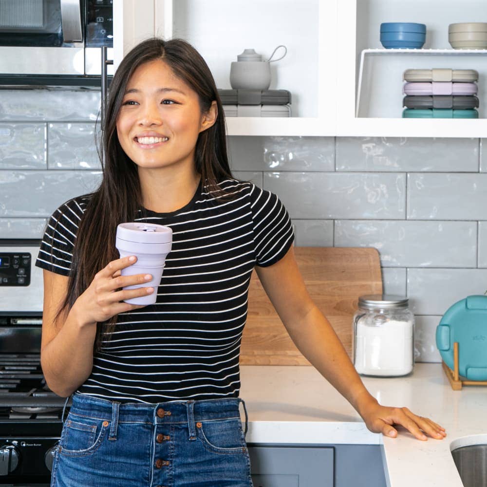 Collapsible Travel Cup-Oat