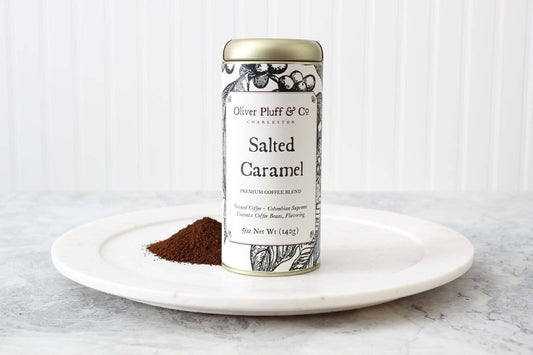Salted Caramel Ground Coffee - Coffee Tin