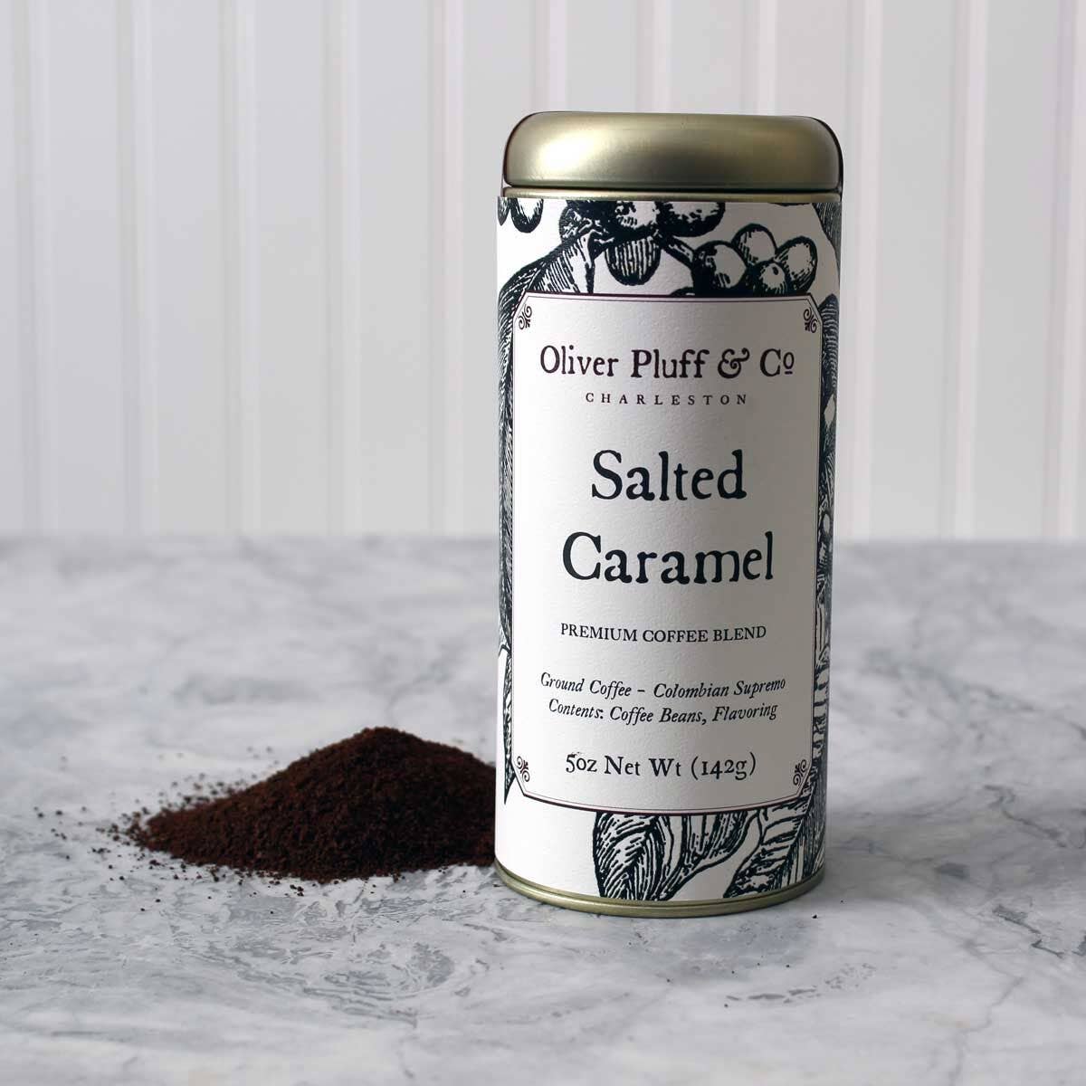 Salted Caramel Ground Coffee - Coffee Tin