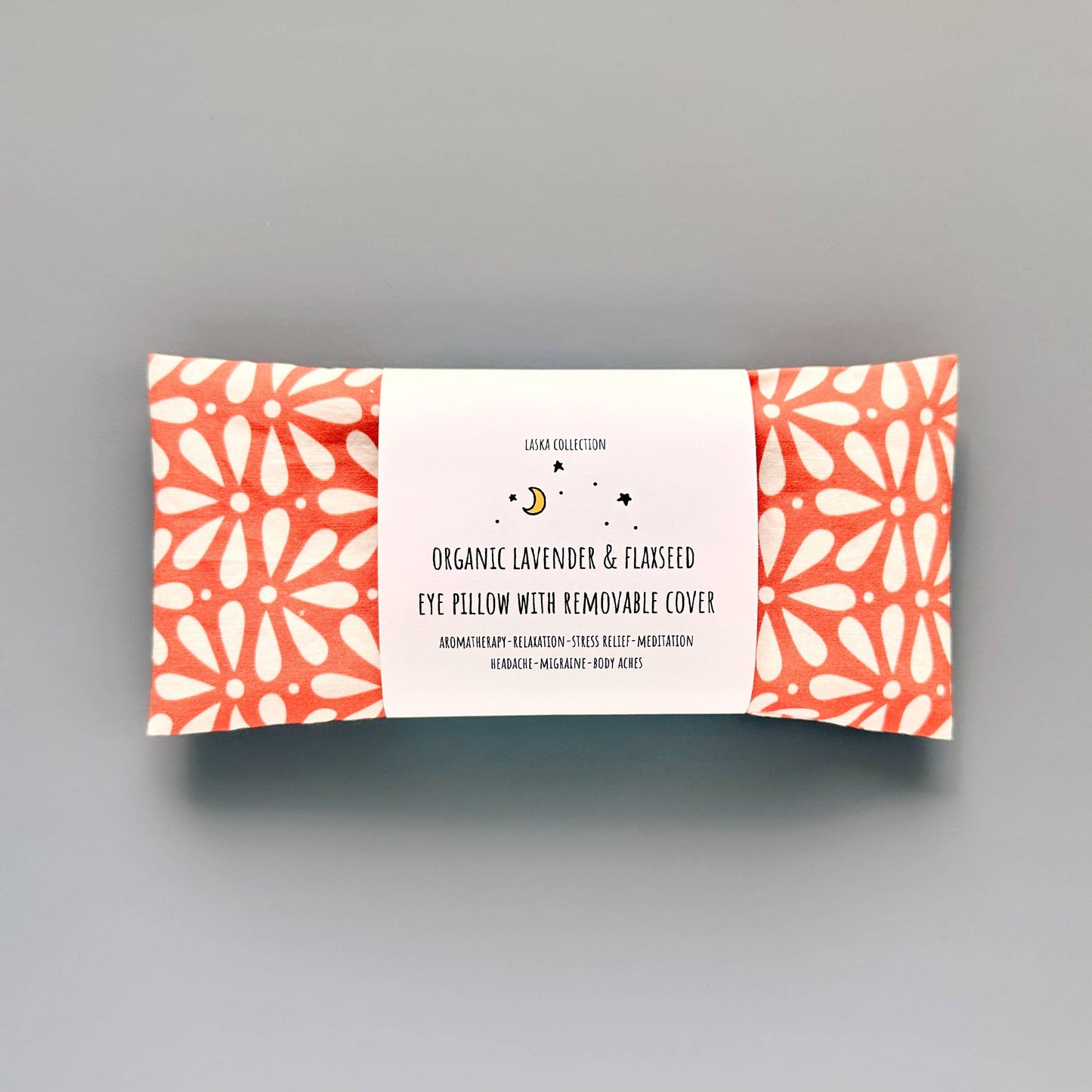 Lavender Eye Pillow-Orange Cream