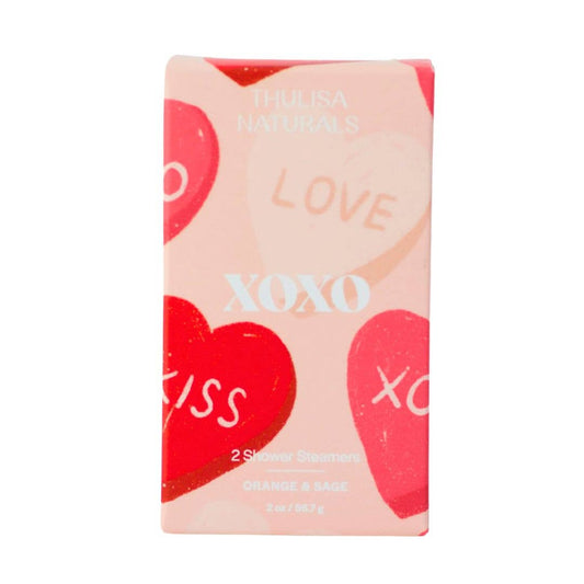 Valentine's Day Gift Shower Steamers | 2 pack Orange + Sage