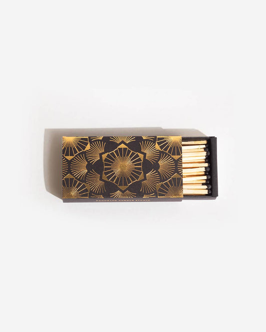 Black and Gold Box Matches