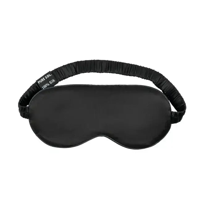 Mulberry Silk Eye Sleep Eye Mask - Black