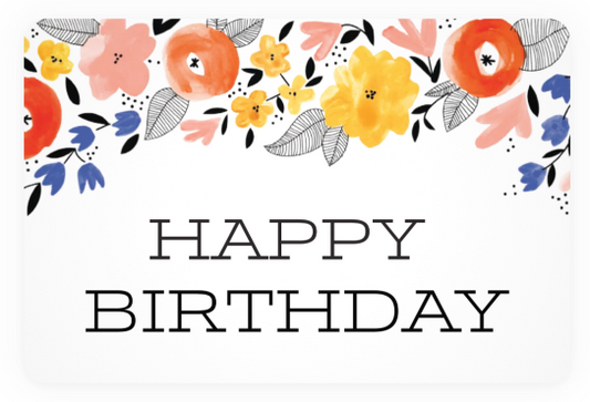Birthday Floral Card