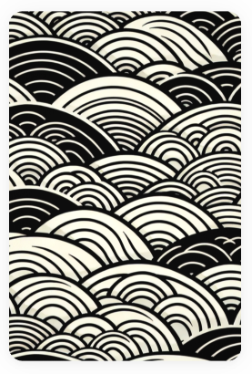 Waves Blank Card