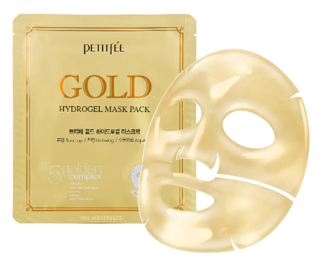 PETITFEE Gold Hydrogel Face Sheet Mask: Gold