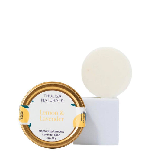 Shea Butter Hand and Body Travel Soap | Lemon Lavender