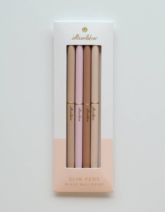 Slim Pens Set of Four | Nude Blush